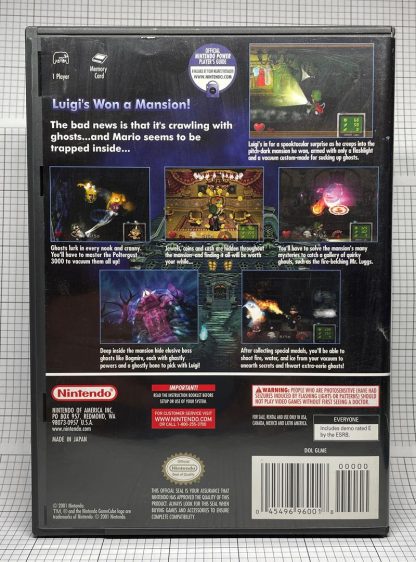 Nintendo GameCube Luigi's Mansion GameCube with Manual Tested - Image 3
