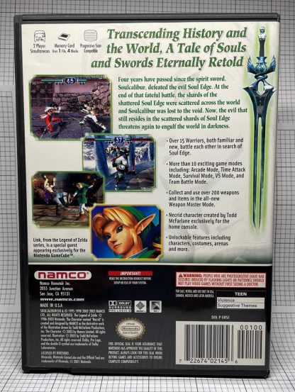 Soul Calibur II (GameCube, 2003) COMPLETE! Game / Manual / Box - Image 5