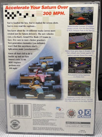 VR Virtua Racing (Sega Saturn, 1996) Complete In Box (Hard case) - Image 2