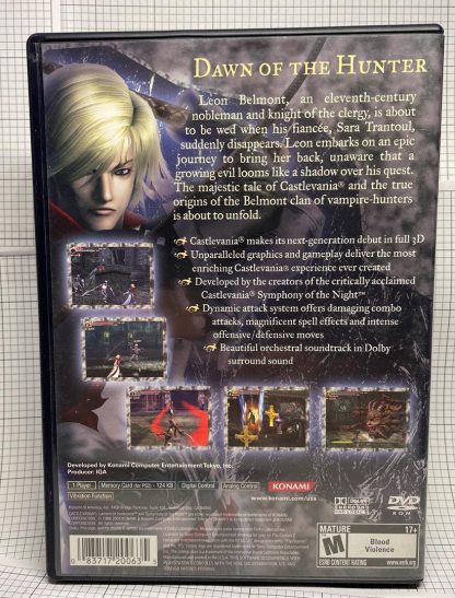 CASTLEVANIA LAMENT OF INNOCENCE PS2 PLAYSTATION 2 GAME MANUAL COMPLETE CIB - Image 2
