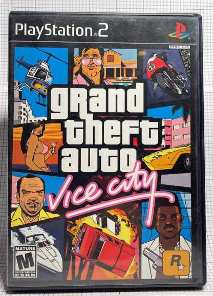 Grand Theft Auto Vice City PS2 Sony Playstation 2 COMPLETE W/ MANUAL and MAP