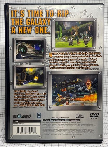 Ratchet & Clank PS2 -Sony PlayStation (2002) COMPLETE CIB - Image 3