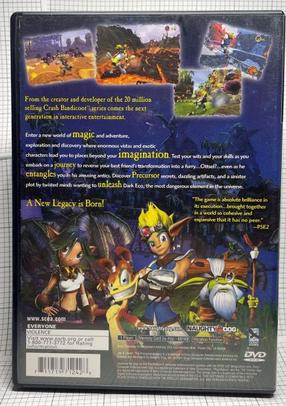Jak and Daxter: The Precursor Legacy (Sony PlayStation 2, 2002) PS2 Tested - Image 2