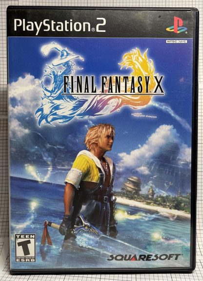 Final Fantasy X 10 PS2 Complete Black Label Good Condition