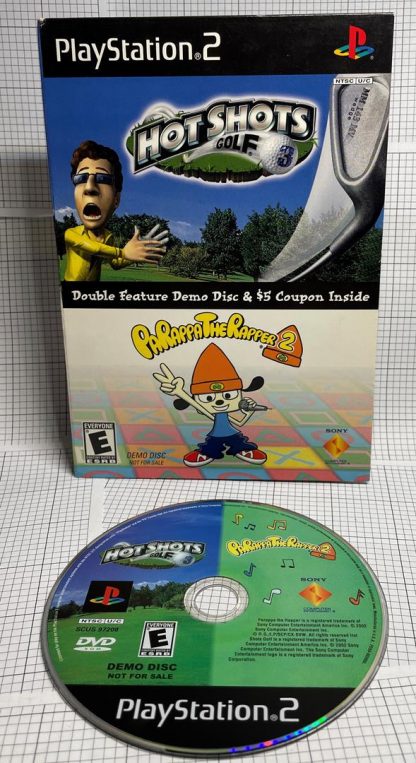 Parappa the Rapper 2 & Hot Shots Golf 3 Double Demo Disc PlayStation 2 PS2