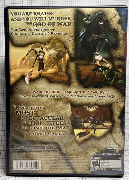 God of War (PlayStation 2, 2005, Greatest Hits) PS2 COMPLETE & TESTED - Image 2
