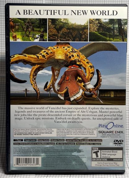 Final Fantasy XI LOT - Online, Wings Of The Goddess, Treasures of Aht Urhgan CIB - Image 7