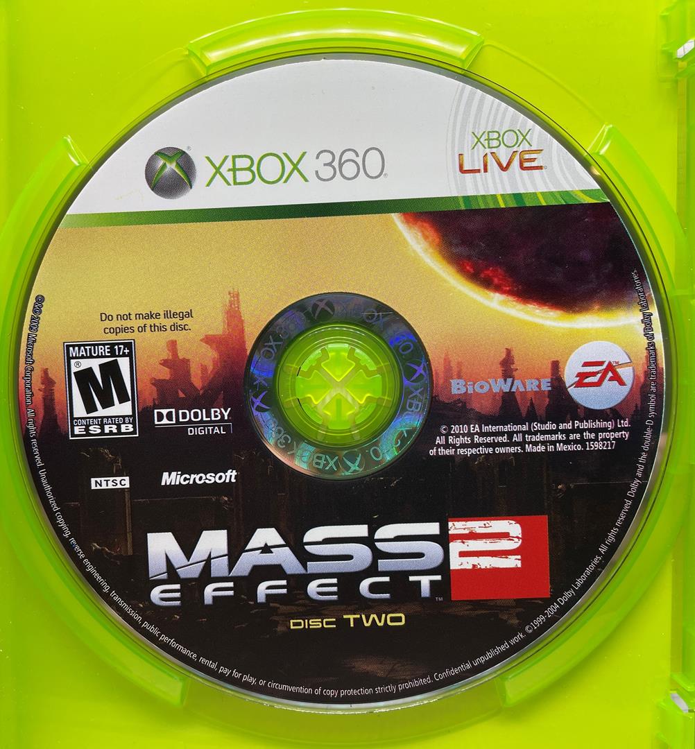 Mass Effect Microsoft Xbox 360 Game Studios Bioware Dolby Digital