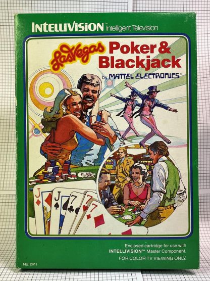 Las Vegas Poker & Blackjack (Intellivision 1979) Complete In Box