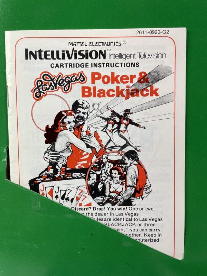 Las Vegas Poker & Blackjack (Intellivision 1979) Complete In Box - Image 6