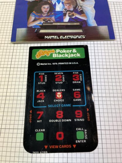 Las Vegas Poker & Blackjack (Intellivision 1979) Complete In Box - Image 3