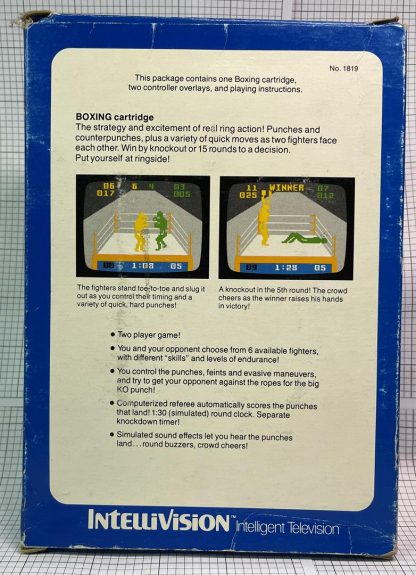 Boxing Tested & Working (Intellivision 1980) Complete In Box - Image 5