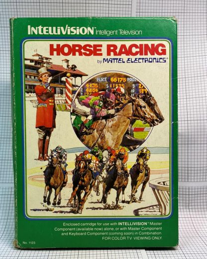 Horse Racing Tested & Working (Intellivision 1979) Complete In Box