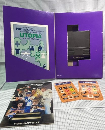 UTOPIA Tested & Working (Intellivision 1980) Complete In Box - Image 5
