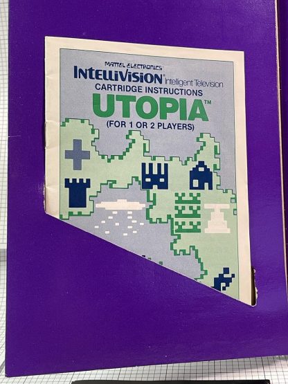 UTOPIA Tested & Working (Intellivision 1980) Complete In Box - Image 4