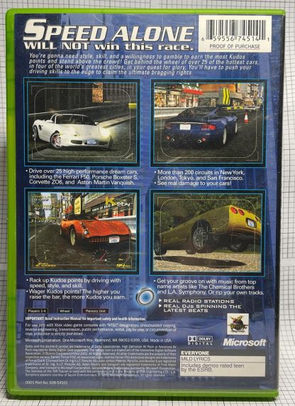 Project Gotham Racing -  Original Xbox - Complete with manual CIB - Image 2