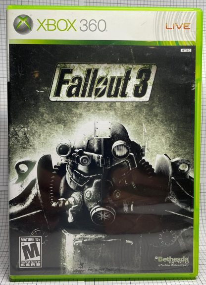 Fallout 3 (Microsoft Xbox 360, 2008) - Tested & Working