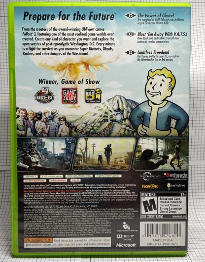Fallout 3 (Microsoft Xbox 360, 2008) - Tested & Working - Image 3
