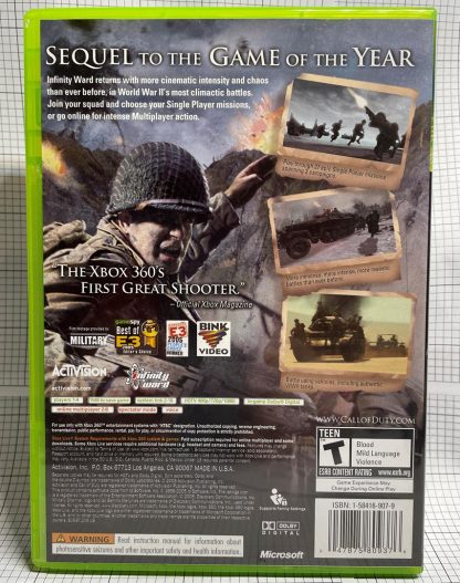 Call of Duty 2 Xbox 360 Video Game - Image 2