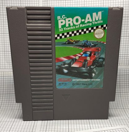 R.C. Pro-Am (Nintendo NES, 1988) CART + MANUAL, Authentic, TESTED - Image 3