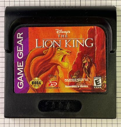 The Lion King - Sega Game Gear - Tested