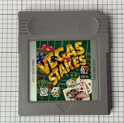 Vegas Stakes (Nintendo Game Boy, 1995) GameBoy - NEW SAVE BATTERY!