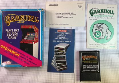 Intellivision Carnival Game CIB Tested Coleco Sega Arcade