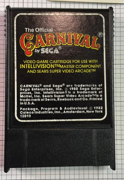Intellivision Carnival Game CIB Tested Coleco Sega Arcade - Image 4