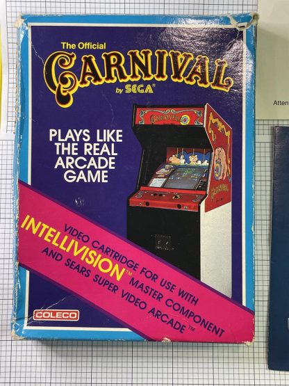 Intellivision Carnival Game CIB Tested Coleco Sega Arcade - Image 5