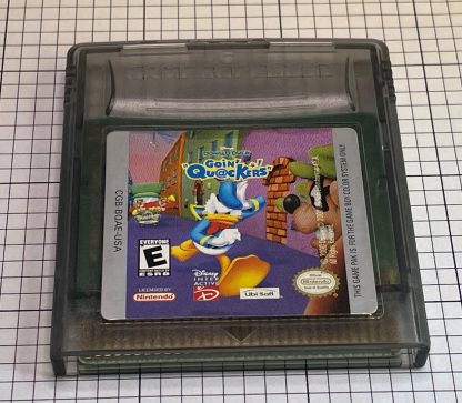 Disney's Donald Duck: Goin' Quackers Nintendo Game Boy Color - Cleaned & Tested - Image 2