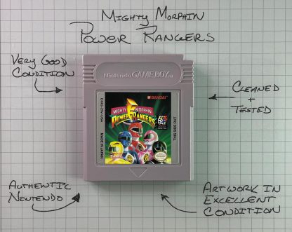 Mighty Morphin Power Rangers Nintendo Gameboy, 1994 Cartridge Only Tested