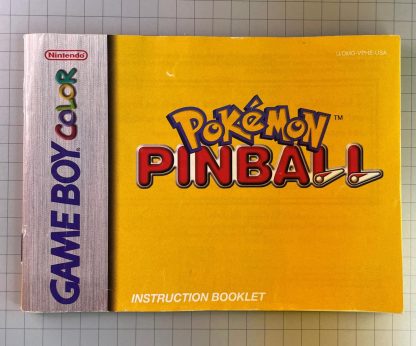 Pokemon Pinball (Game Boy, 1999) Authentic *NEW BATTERY* w/ Full Pokedex & Manual - Image 7