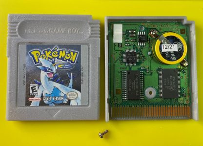 Pokemon Silver (Game Boy Color, 2000) Authentic *NEW BATTERY* & Save Game (Copy) - Image 2
