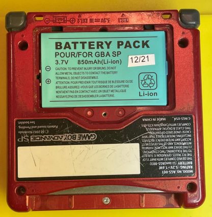Nintendo Game Boy Advance SP - ASG-001 W/ Charger and NEW BATTERY! - Image 2