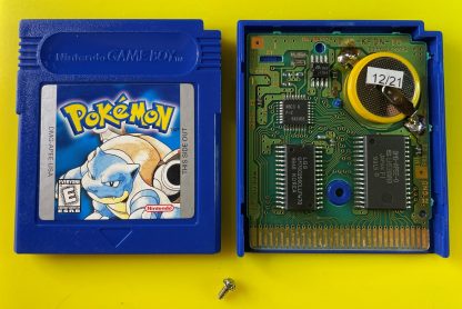 Pokemon Blue (Game Boy Color, 1998) Authentic *NEW BATTERY* w/ Save Game (Copy) - Image 2