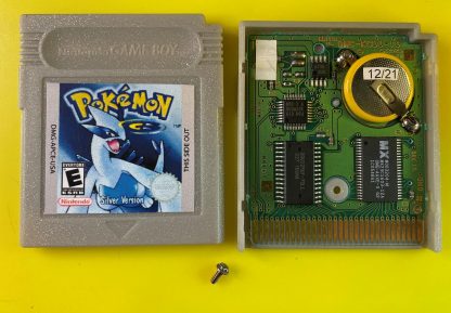 Pokemon Silver (Game Boy Color, 2000) Authentic *NEW BATTERY* & Save Game - Image 2