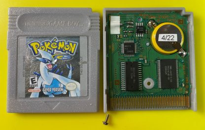 Pokemon Silver (Game Boy Color, 2000) Authentic *NEW BATTERY* & Save Game - Image 2