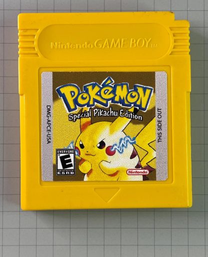 Pokemon Yellow Version (Game Boy, 1999) Authentic *NEW BATTERY* w/ Save Game - Image 4