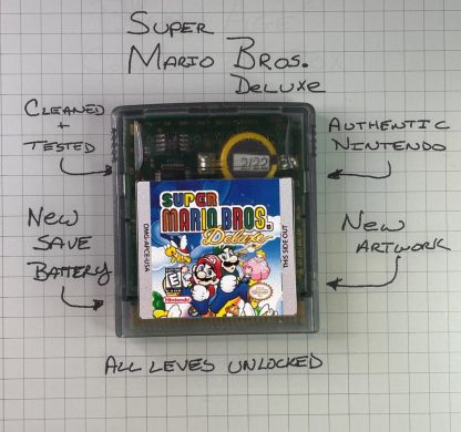 Super Mario Bros. Deluxe - Game Boy Color - Authentic New Battery & Save Game