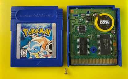 Pokemon Blue (Game Boy Color, 1998) Authentic *NEW BATTERY* w/ Save Game - Image 4