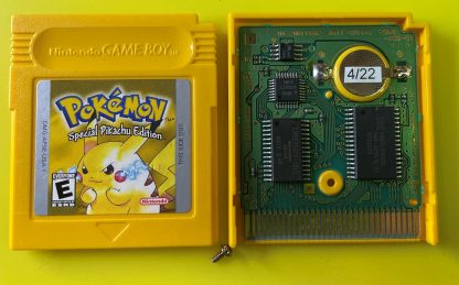 Pokemon Yellow Version (Game Boy, 1999) Authentic *NEW BATTERY* w/ Save Game - Image 2