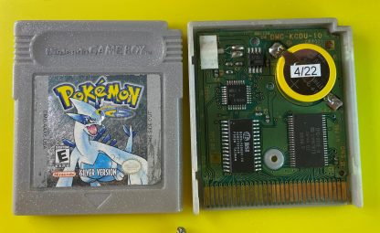 Pokemon Silver (Game Boy Color, 2000) Authentic *NEW BATTERY* & Save Game - Image 2