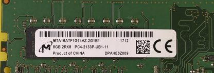 Micron 8GB 2Rx8 PC4-2133P-UB1-11 MTA16ATF1G64AZ-2G1B1 - Image 3