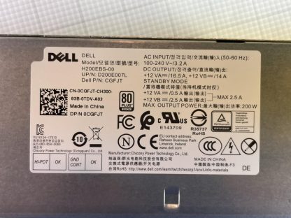 Dell Optiplex 3060 5060 Inspiron 3470 200W Power Supply H200EBS-00 CGFJT - Image 3