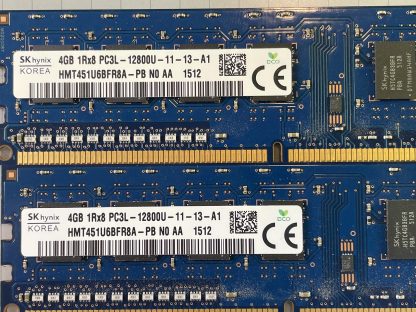 SK Hynix 8GB Total (2pcs) 4GB 1Rx8 PC3L 12800U-11-13-A1 HMT451U6BFR8A-PB Memory - Image 3