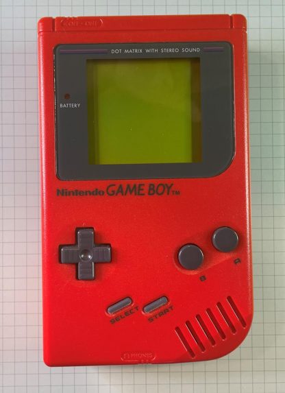 Nintendo Game Boy Original RED Play it Loud DMG-01-Rare Retail Case & Game Pouch - Image 2