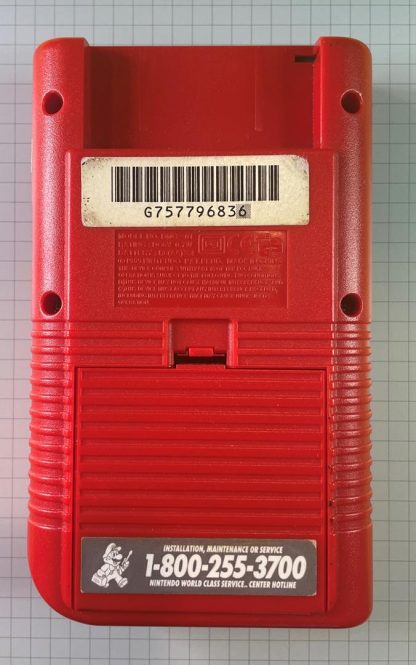 Nintendo Game Boy Original RED Play it Loud DMG-01-Rare Retail Case & Game Pouch - Image 3