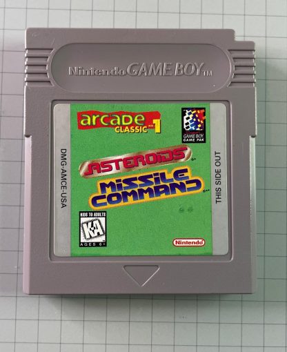 Arcade Classic 1 Asteroids Missile Command (Nintendo Game boy) Tested Authentic Original - Image 3