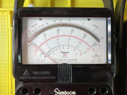LOT OF 2 - Vintage Simpson 260 Series 8 Volt - Ohm- Milliammeter - Image 7