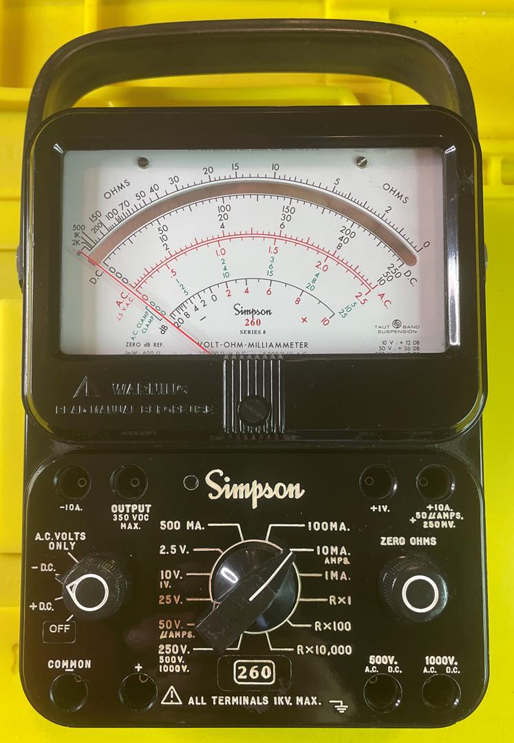 Vintage Simpson 260 Series 8 Volt Ohm Milliammeter GeekGearStore